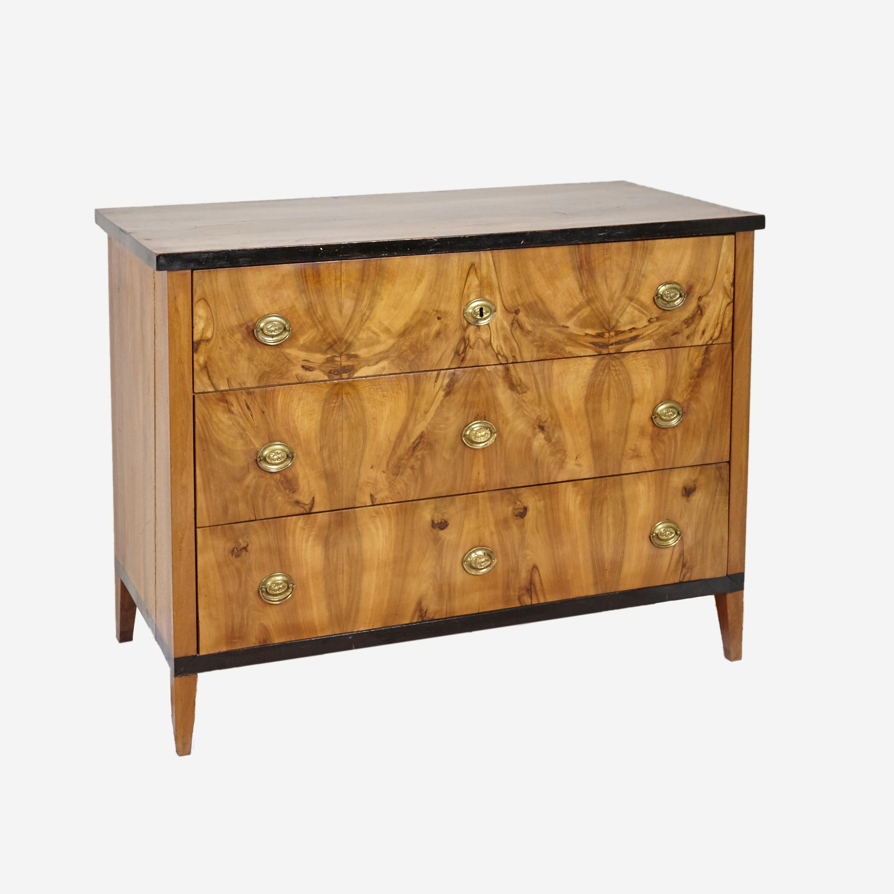 Holzkommode mit schöner Maserung, Nussbaum | Möbel Zürich | Vintagemöbel
