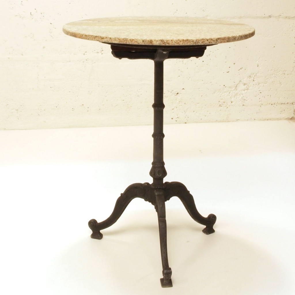 Bistrotisch mit Marmorplatte | Möbel Zürich | Vintagemöbel