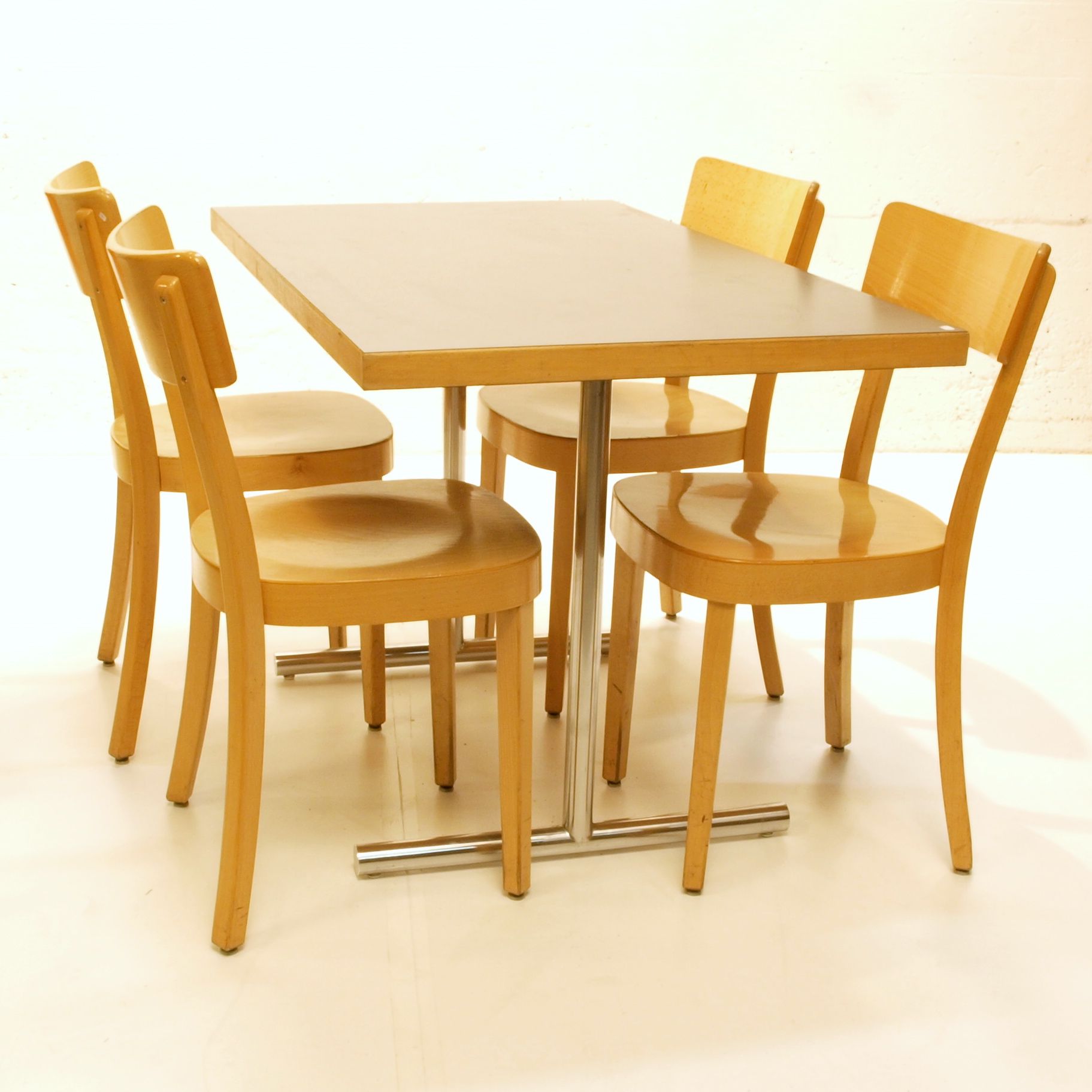 Tischplatte Kunstahrzbeschichtet, anthrazit | Möbel Zürich | Vintagemöbel