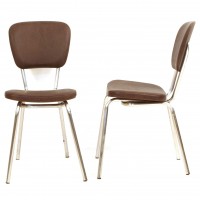 Küchenstuhl-Set mit Kunstleder | Möbel Zürich | Vintagemöbel