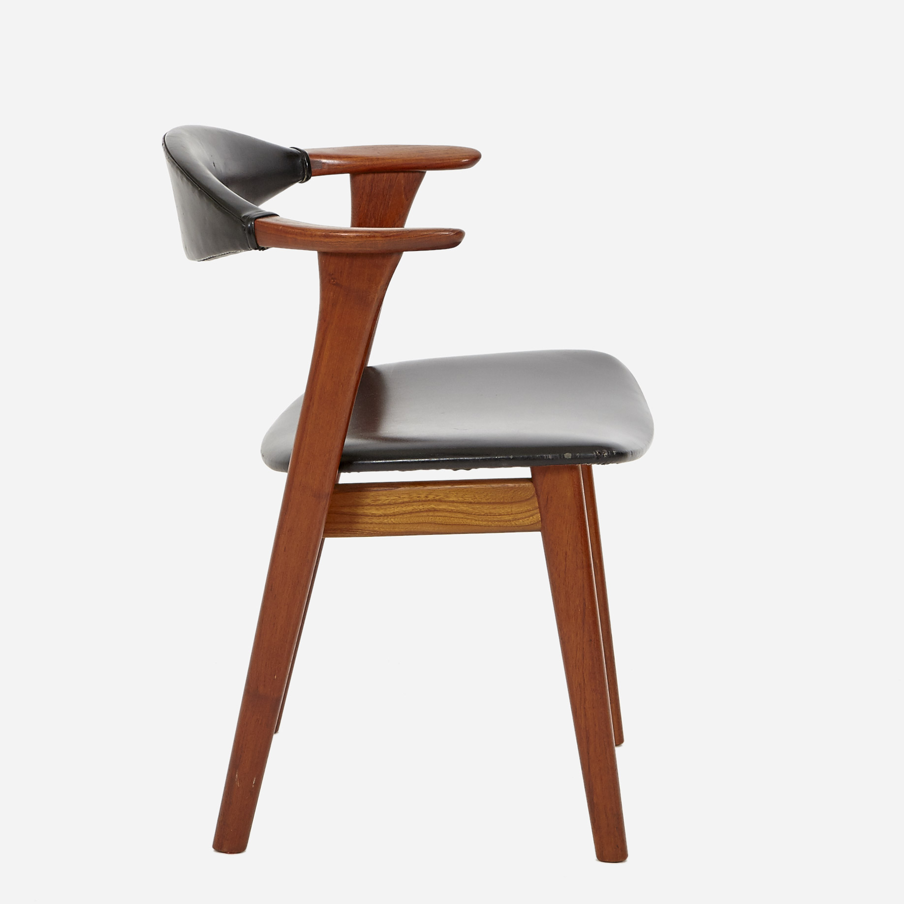 Teakstuhl mit Kunstlederbezug | Möbel Zürich | Vintagemöbel
