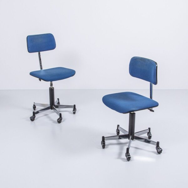 Stoll Giroflex Bürostuhl blau, höhenverstellbar Büromöbel