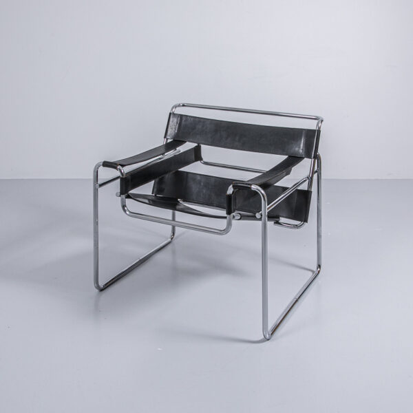 Leder Wassily Chair von Marcel Breuer für Knoll Möbel