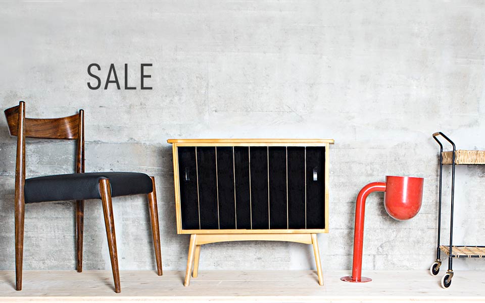 Vintage Sale günstige Möbel aus den 50er, 60er und 70er Jahren