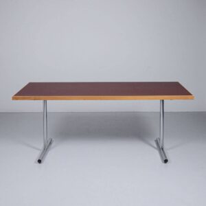 Kunstharz Tischplatte dunkelrot 180cm Möbel