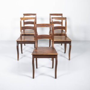 Biedermeierstuhl aus Nussbaum (nur im 4er Set) Holzstuhl