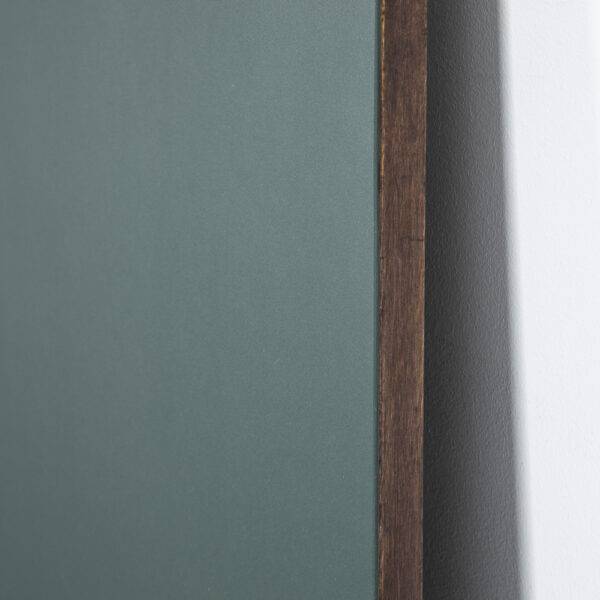 Dunkelgrüne Linoplatte, 120 x 80 cm Möbel