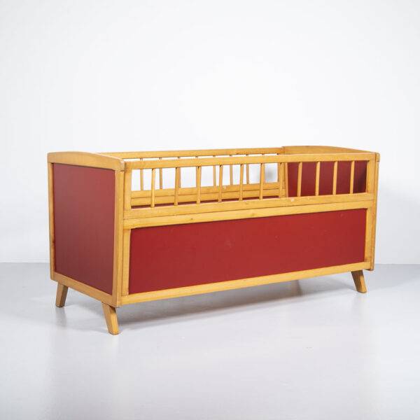 Kinderbett Pavatex Rot Bett
