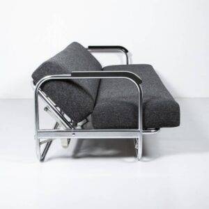 Dunkles Bettsofa von Alvar Aalto für Embru Sofa