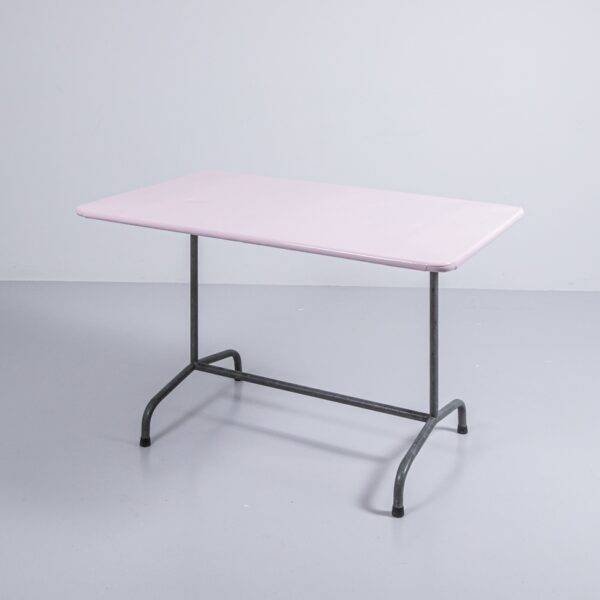 Bigla Gartentisch rosa, neu pulverbeschichtet, klappbar Gartentisch