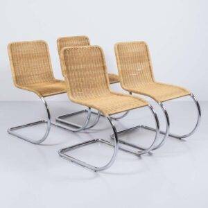 Tecta B42 Weissenhof Freischwinger von Mies van der Rohe für Freischwinger