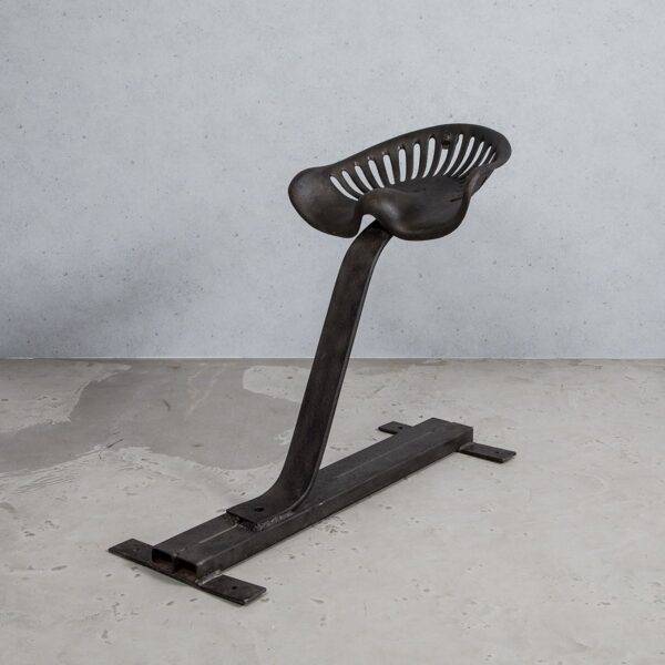 Gusseiserner Traktor Hocker, gefedert Hocker & Barhocker