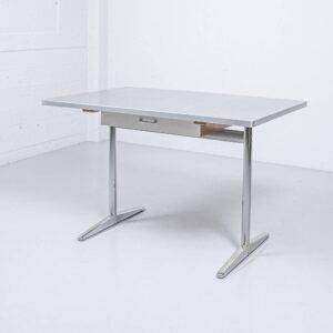 Kelko Tisch in grau mit Schublade Esstisch