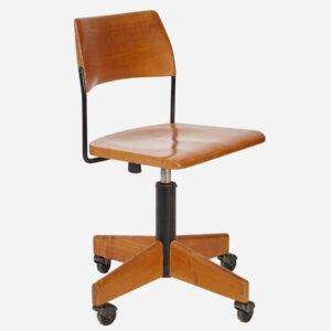 Bürostuhl aus Holz, höhenverstellbar Bürostuhl