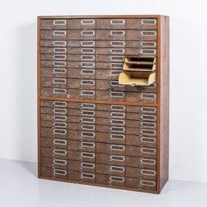 Schubladenstock mit 72 Schubladenfächern Büroschrank Schubladenstock mit 72 Schubladenfächern Büroschrank
