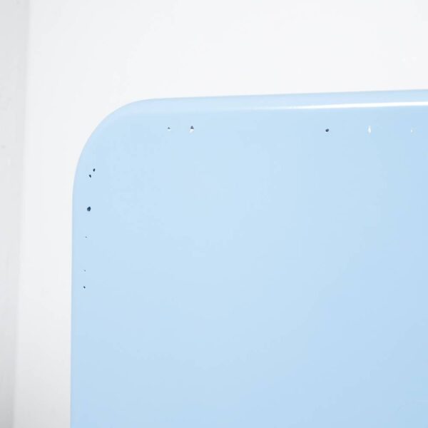 Pastellblauer Gartentisch, 120 x 70 cm Gartentisch