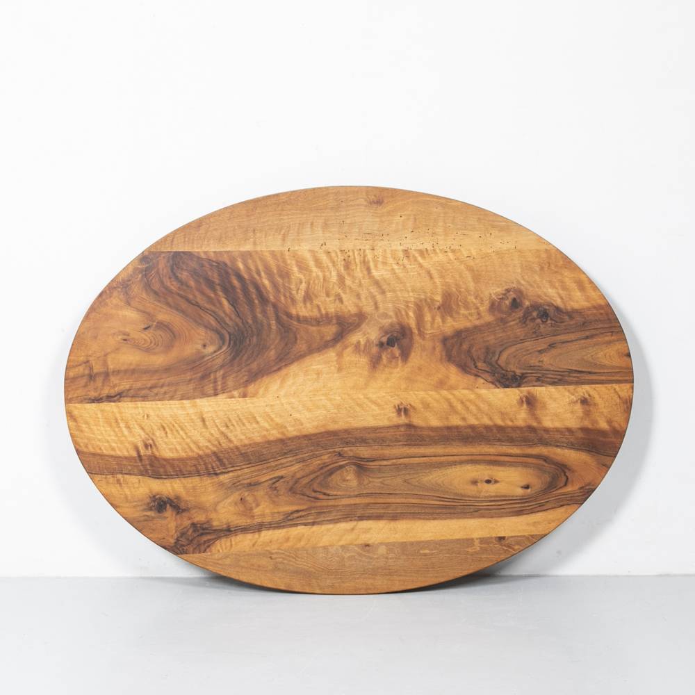 Ovale Nussbaumtischplatte Tischplatte Ovale Nussbaumtischplatte Tischplatte