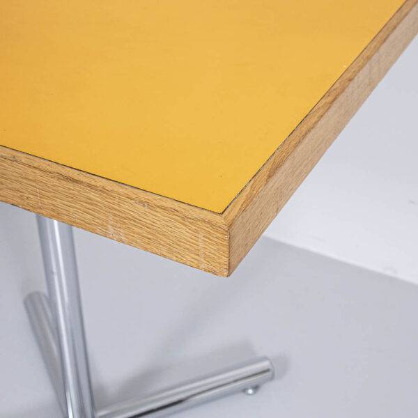 Tischplatte mit Kunstharz Oberfläche in orange Tischplatte