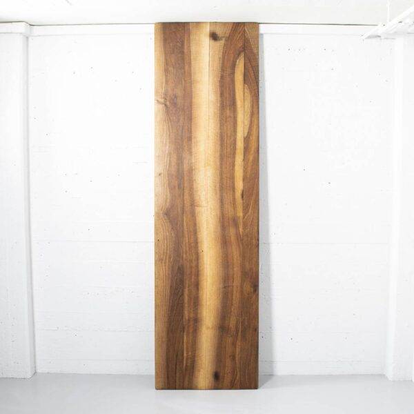 Lange Nussbaumplatte, 237 cm Tischplatte