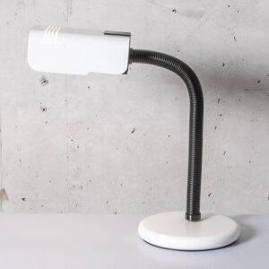 Weisse Schreibtischlampe von Targetti Sankey Schreibtischlampe