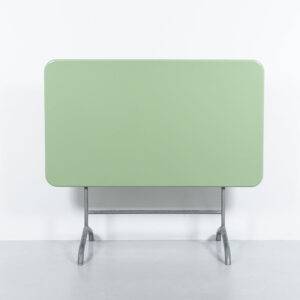 Blassgrüner Gartentisch 120 x 70 cm Gartentisch