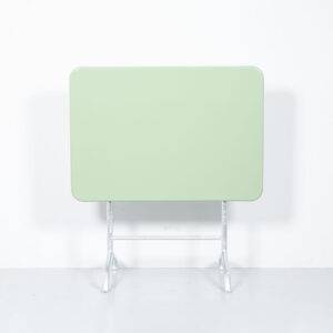 Blassgrüner Gartentisch 100 x 70 cm Gartentisch