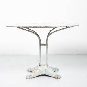 Grünblauer Gartentisch Ø 97 cm Gartentisch