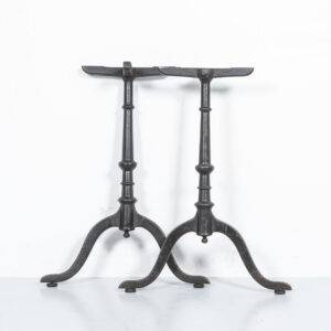 Gusseisenbeinpaar Patina Schwarz Braun Gastronomie Möbel Gusseisenbeinpaar Patina Schwarz Braun Gastronomie Möbel