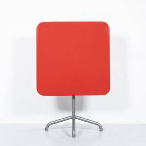 Karminroter Gartentisch 75 x 75 cm Gartentisch