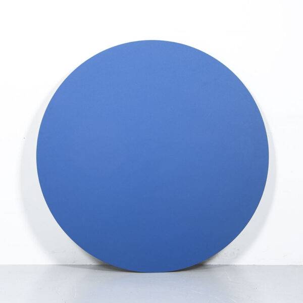Runde Linoplatte Blau 120 cm Tischplatte
