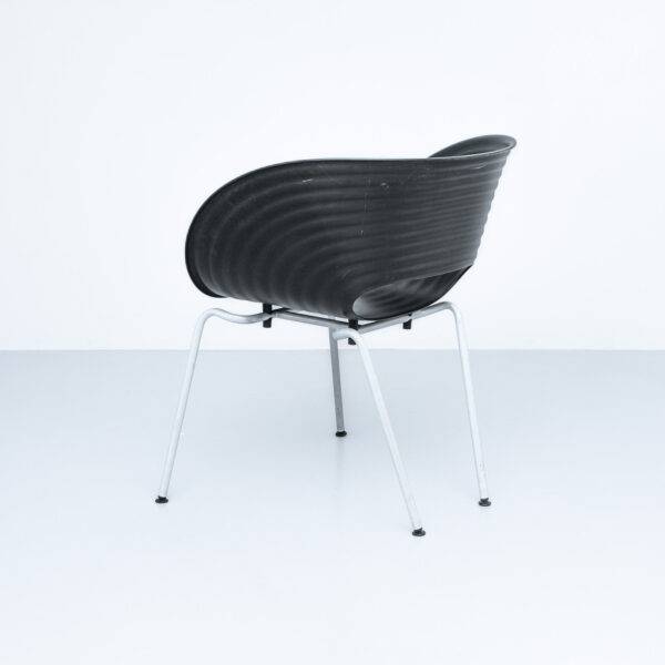 Schwarzer Tom Vac Stuhl von Vitra Designerstuhl