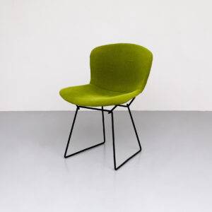 Harry Bertoia Chair mit grünem Bezug Designerstuhl