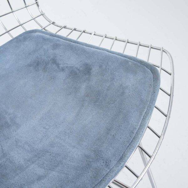 4er Set Bertoia Sidechair Chrom Designerstuhl