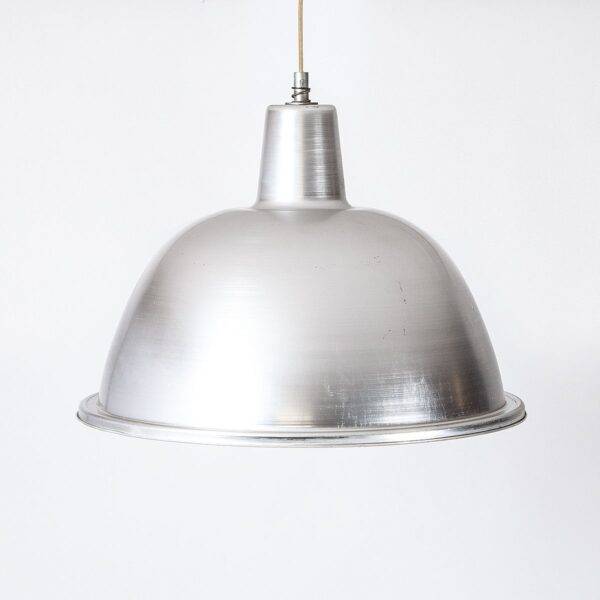 Grosse Aluminium Industrieleuchte, verkabelt Deckenlampe