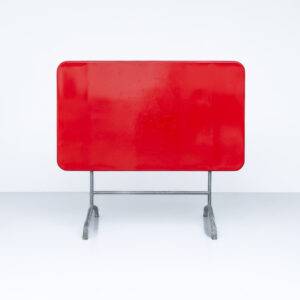 Bigla Gartentisch Feuerrot 120 x 70 cm Gartentisch