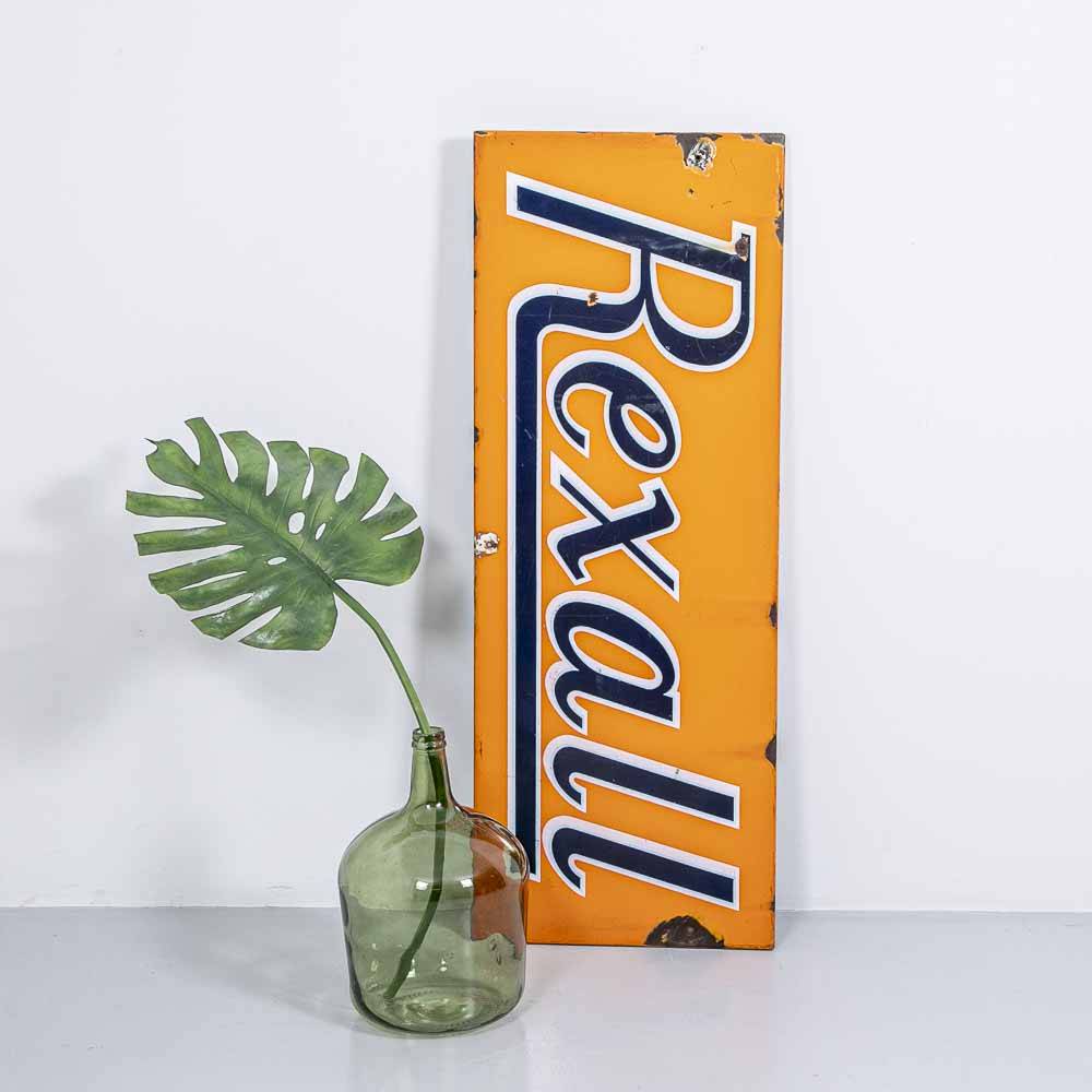 Emaille Werbeschild Rexall Dekoration Emaille Werbeschild Rexall Dekoration