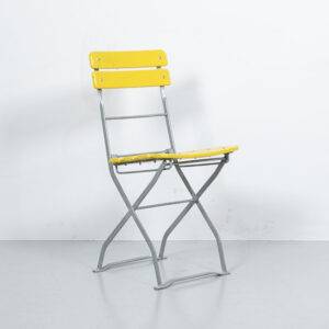 Gartenklappstuhl Gelb Esche Gartenstuhl