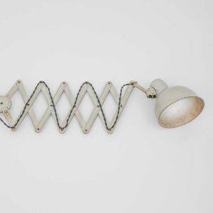 Graue Scherenlampe zur Wandmontage Wandlampe