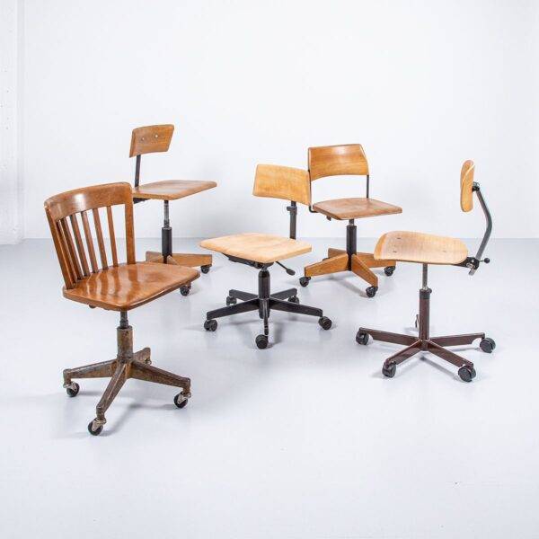 Diverse Holz Bürostühle Bürostuhl