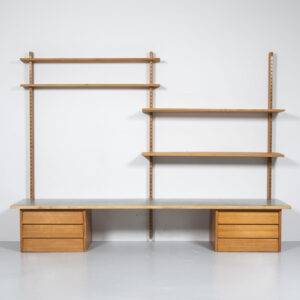 Hobel Regal mit Schreibtisch Wandregal