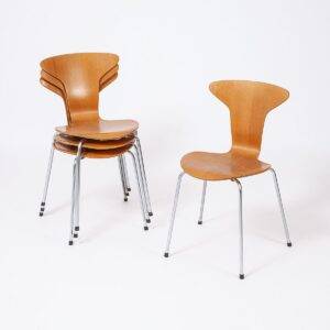 3105 Mosquito Stuhl von Arne Jacobsen für Fritz Hansen Dänischer Stuhl