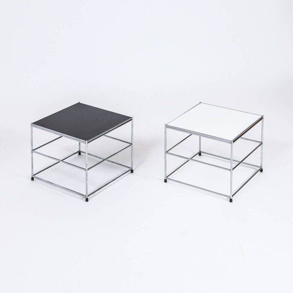 Upcycling Beistelltischli, anthrazit Couchtisch