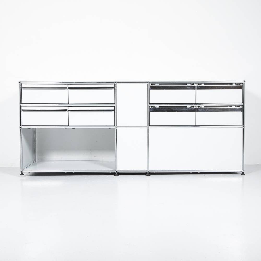 USM Modulmöbel mit acht Schubladen Büroschrank USM Modulmöbel mit acht Schubladen Büroschrank