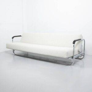 Weisses Bettsofa von Alvar Aalto für Embru Sofa