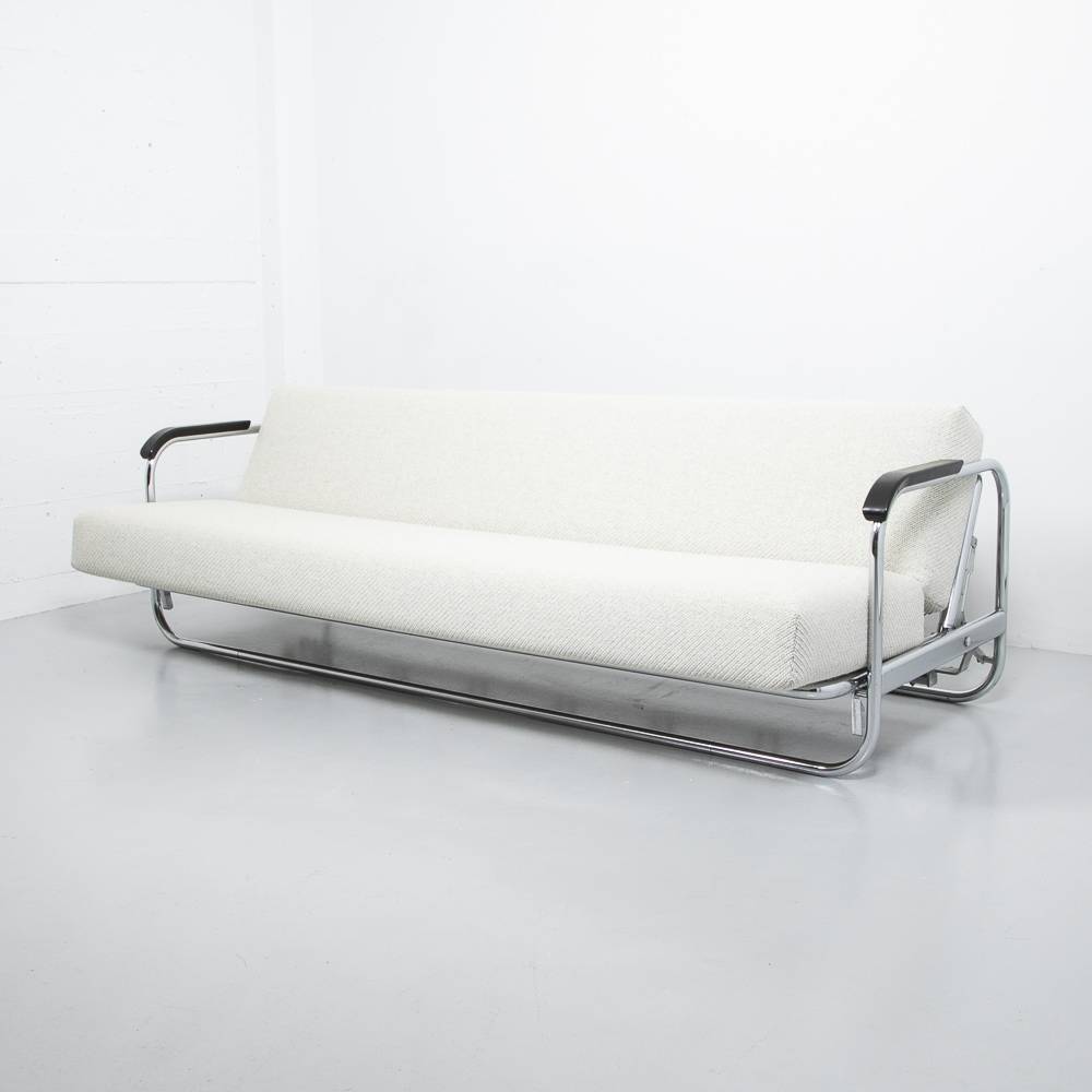 Weisses Bettsofa von Alvar Aalto für Embru Sofa Weisses Bettsofa von Alvar Aalto für Embru Sofa