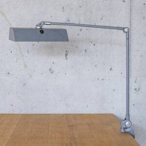 Graue Tisch Klemmleuchte Schreibtischlampe