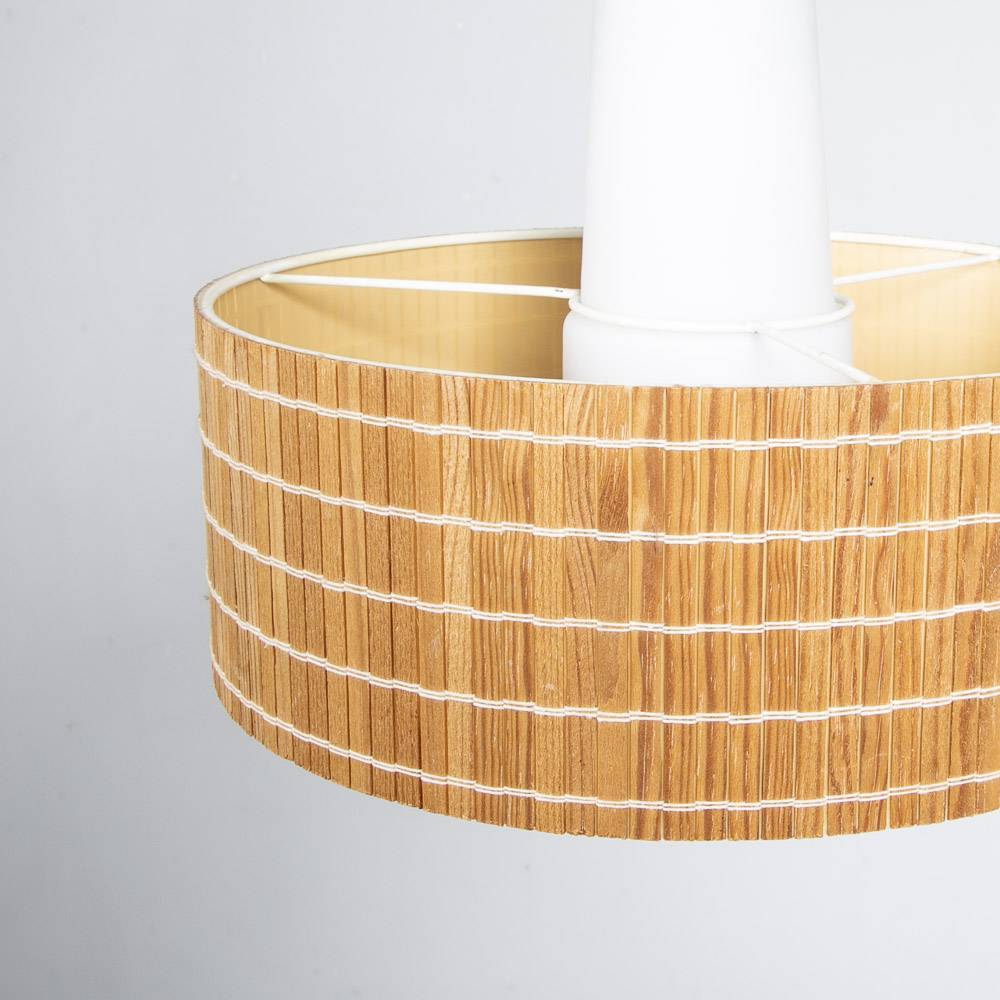 Hängelampe mit Holzschirm Deckenlampe Hängelampe mit Holzschirm Deckenlampe