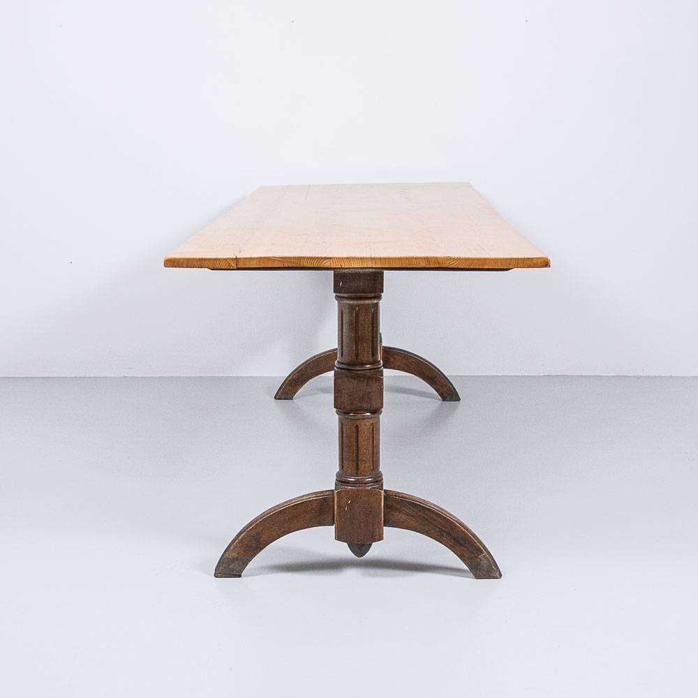 Tannen Holztisch mit Konsolenfuss Esstisch Tannen Holztisch mit Konsolenfuss Esstisch