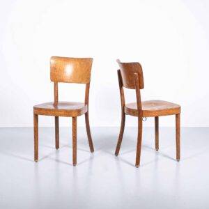 Horgen Glarus Safran Stuhl/ Gebeizte Buche Holzstuhl