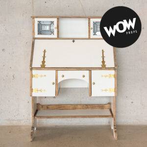 Antiker Sekretär mit zwei Vitrinen WOW Props - Vintage Furniture Upcycling